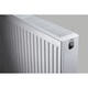 image 2 of 300mm (H) x 600mm (W) - Type 22 Radiator - Double Panel - Double Convector - White Enamel (RAL 9016) - (0.3m x 0.6m) (12" x 24")