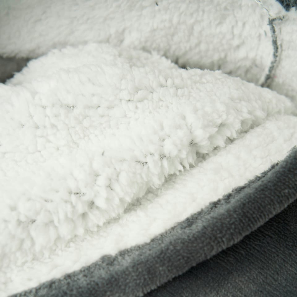 image 1 of BHS Hoodie Blanket, Grey Grey | Grey