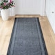 image 6 of kukoon 3ft - 39ft Long Dark Grey Hallway Runner Rug Stair Carpet Mat 80cm x 914cm