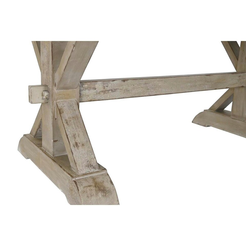 image 1 of Dining Table DKD Home Decor 180 x 80 x 76 cm Fir Natural Wood N/A