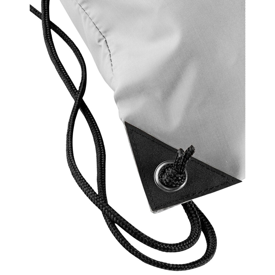 image 1 of Bagbase Premium Nylon Drawstring Bag - Silver - One Size Silver | One Size