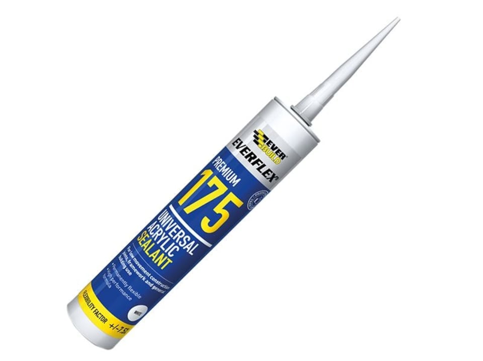 Everbuild Sika - Everflex 175 Universal Acrylic Sealant White 300ml