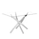 image 1 of Living and Home Modern Tempered Glass Dining Table