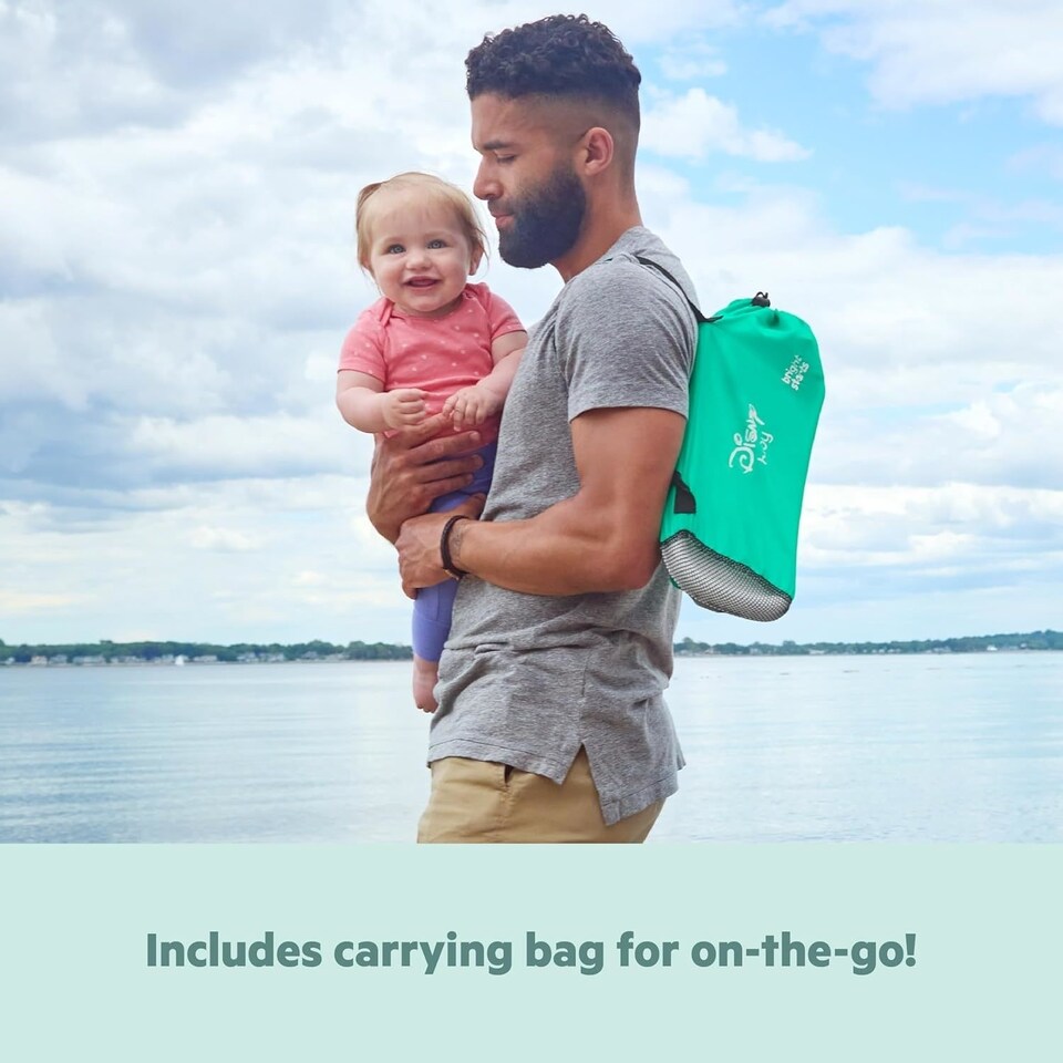 image 1 of Bright Starts Disney Princess Ariel Pop N Sit Portable Booster Baby Floor Seat