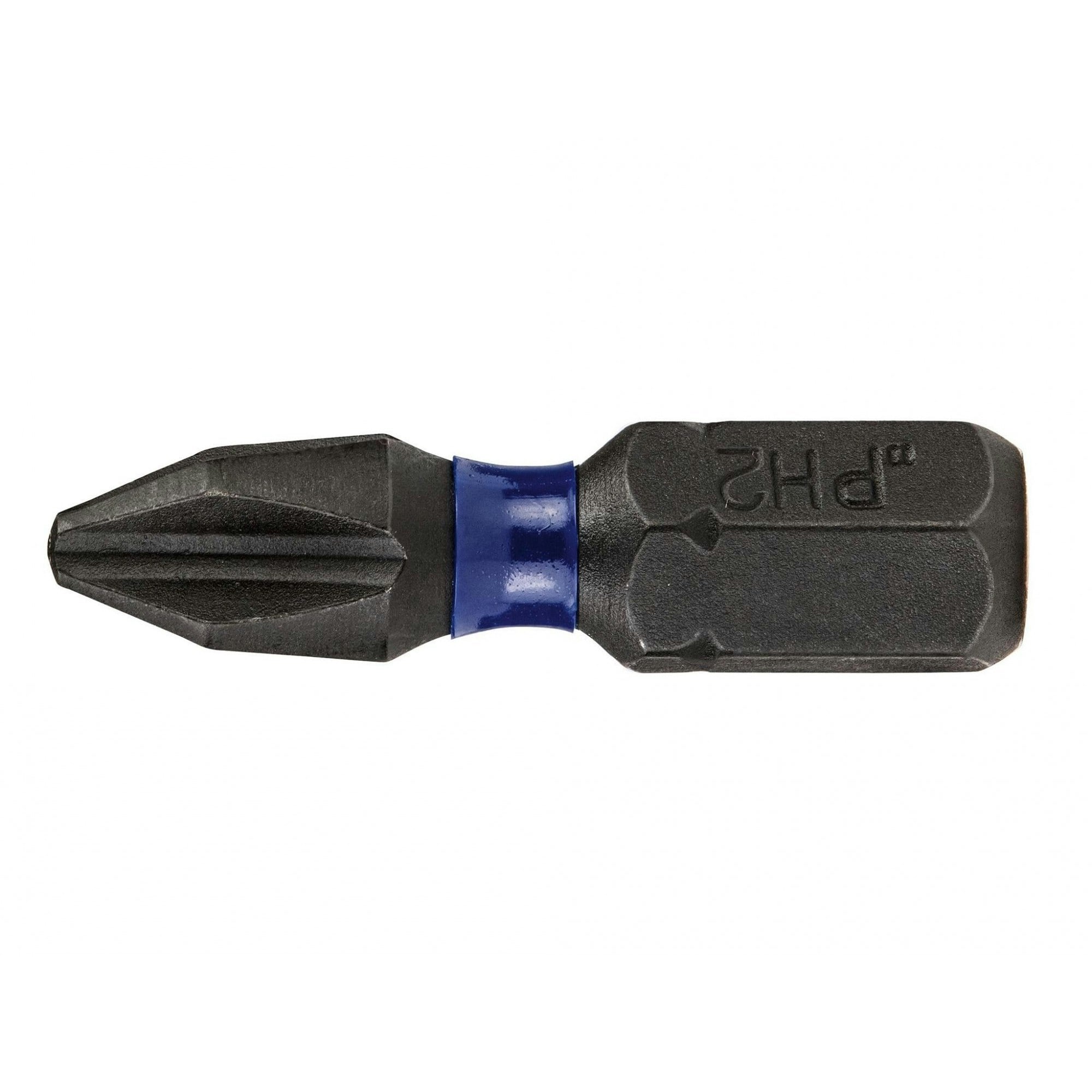 Irwin Impact Pro Performance Screwdriver Bits, Phillips - Multi Colour - PH2 25mm (Pack 2)