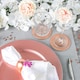 image 5 of Argon Tableware Metallic Napkin Rings - 4.5cm - Rose Gold - Pack of 6 Pink
