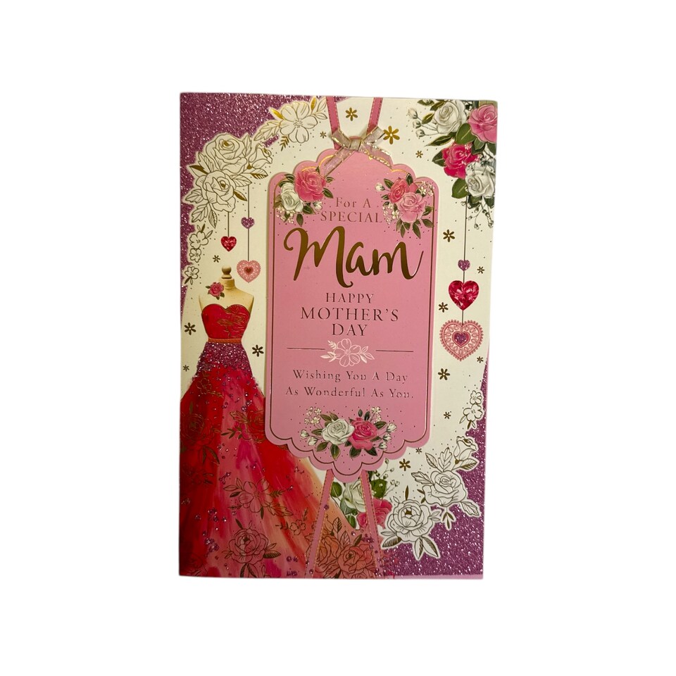 image 1 of Special Mam 8 Page Insert Luxury Mother's Day Card