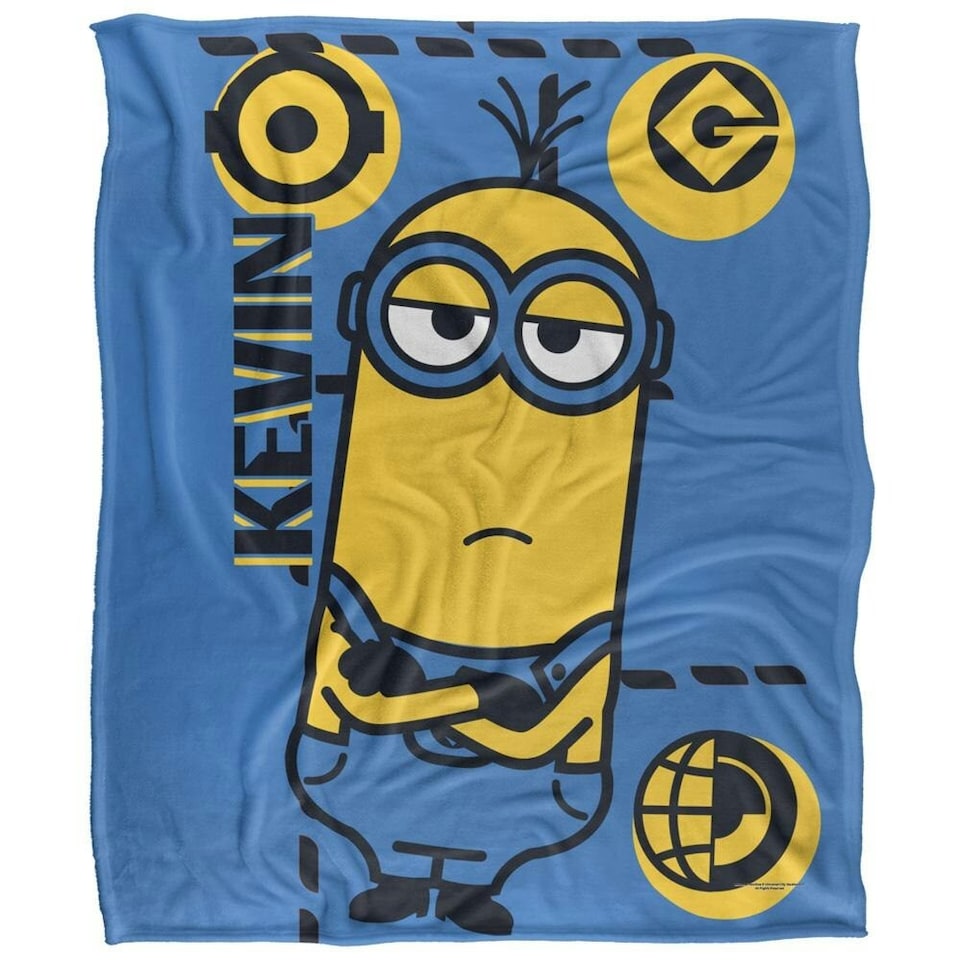 image 1 of Minions Kevin Blanket - White - One Size