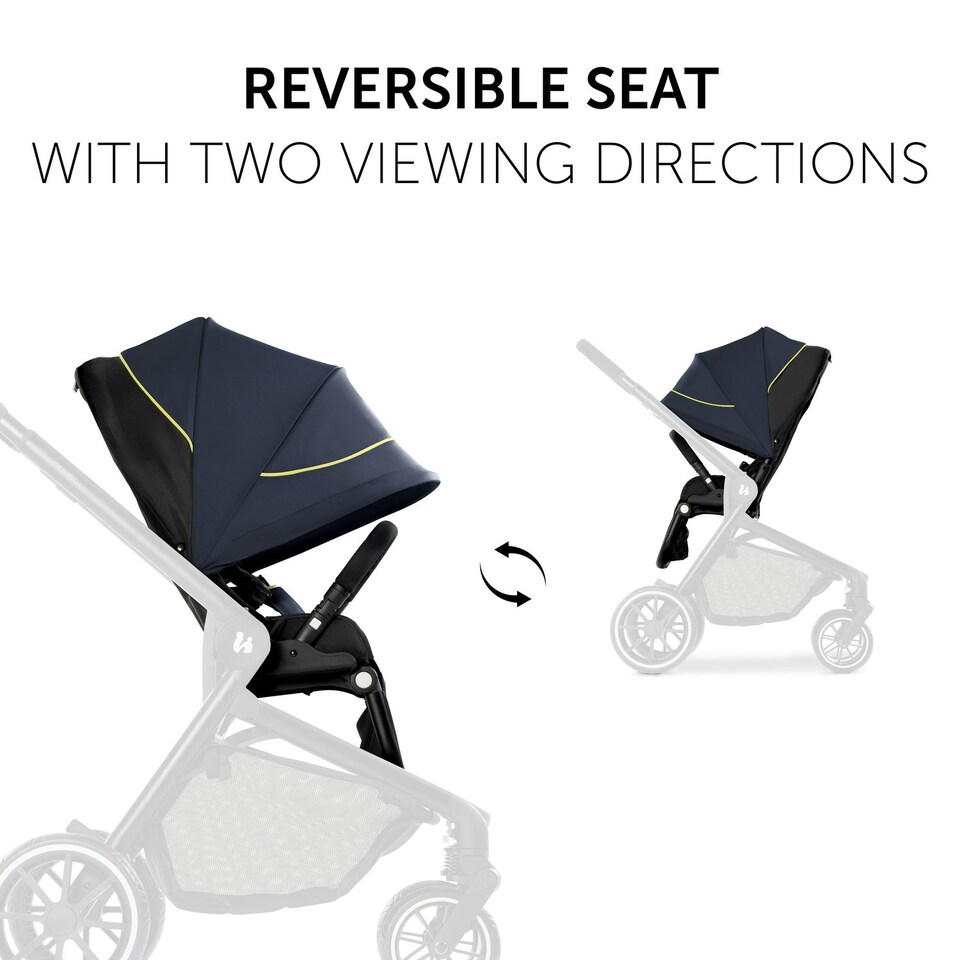 image 1 of hauck Move so Simply Pushchair Set - Dark Navy Neon Blue