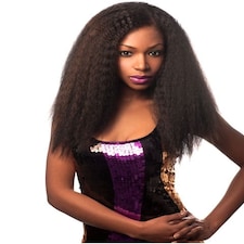 Sleek Noble Gold Syn Bohemian Coco Weave Multi | 4 | 14 inch