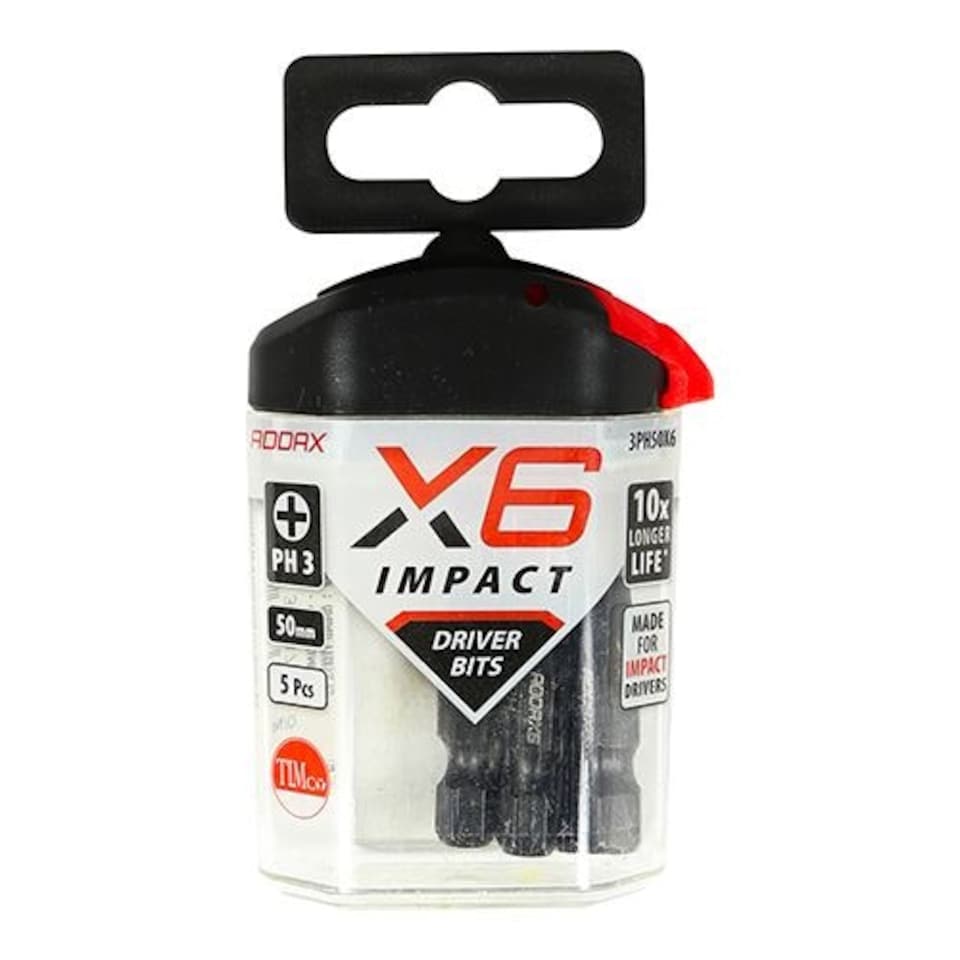 image 1 of Timco - Impact Driver Bits - PH (Size No.3 x 50 - 5 Pieces)