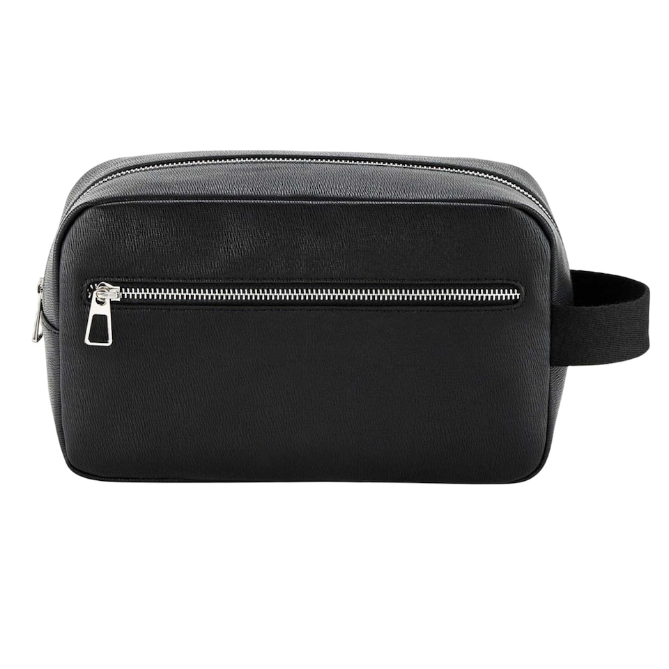 image 1 of Quadra Tailored Luxe Wash Bag | Black | Black | One Size | 1