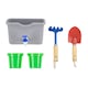 image 7 of Teamson Kids Mud Kitchen Outdoor Wooden Play Kitchen with Accessories