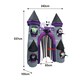 image 2 of Living and Home Halloween Lighted Haunted Castle Arch Inflatable
