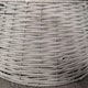 image 9 of 48/70cm Samuel Alexander KD Willow Christmas Tree Skirt Wicker Rattan- Large Light Grey