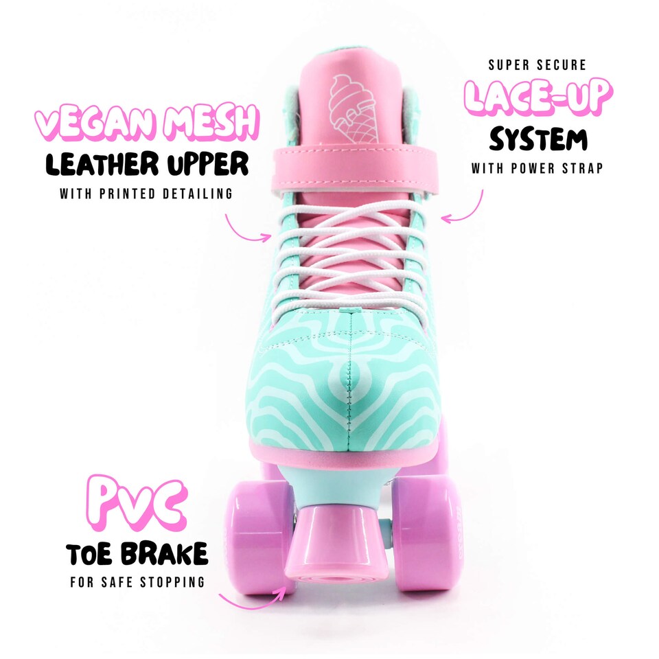 image 1 of CREAM Scoop Quad Roller Skates, Adjustable