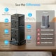image 3 of VonHaus Tower Extension Lead with 8 Plugs and 2 USB-C Ports