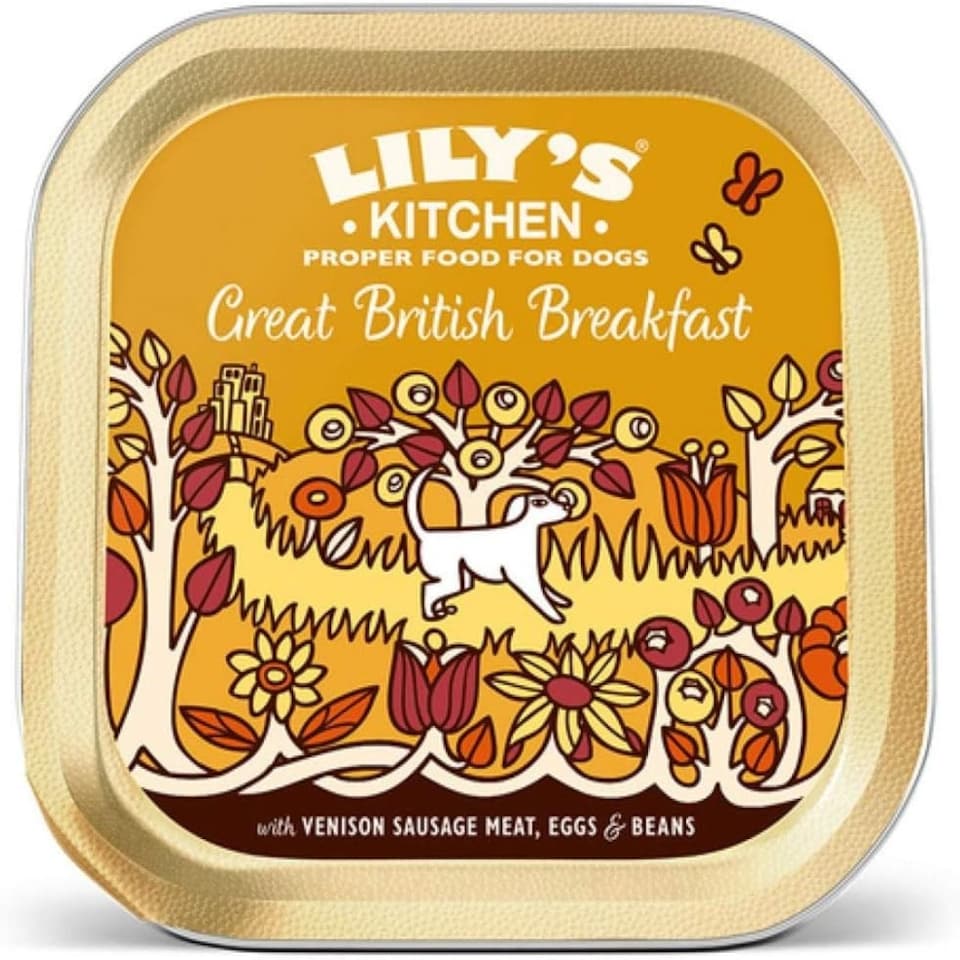 Lily's Kitchen Wet Dog Tray Great British Breakfast 150g (Pack of 10)