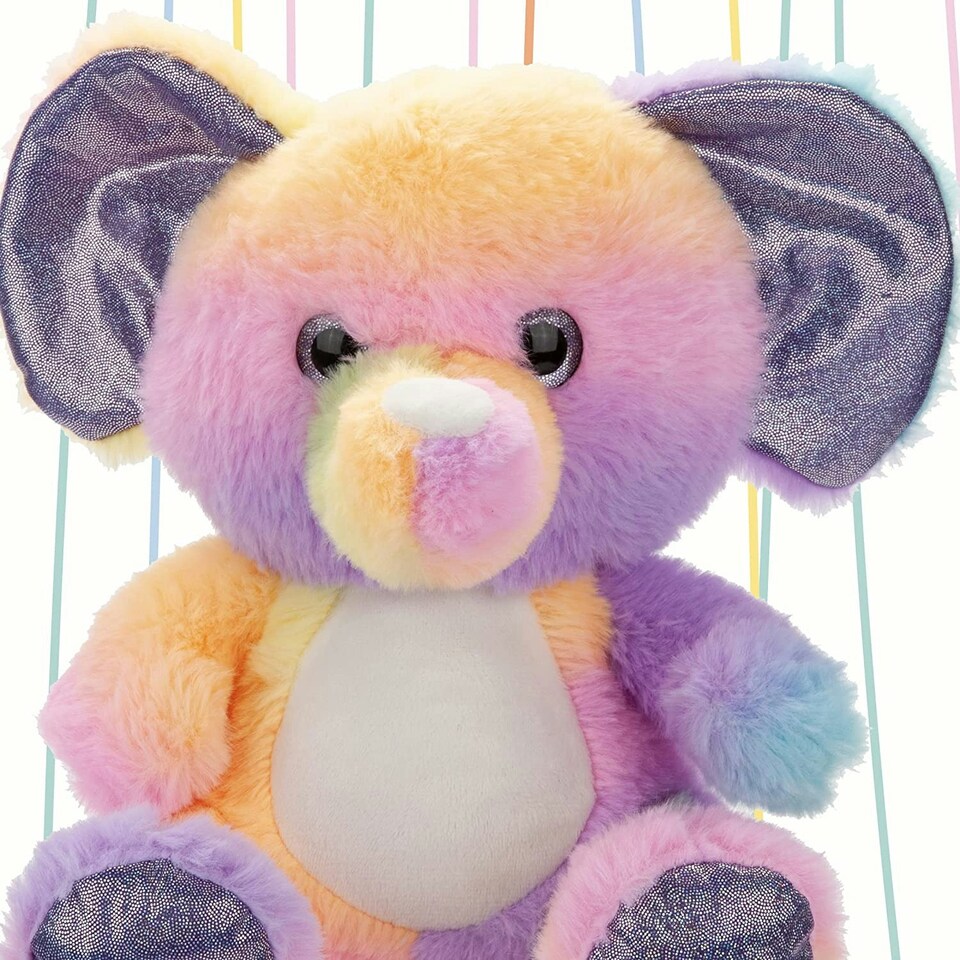 image 1 of Luxury Rainbow Elephant Plush 25cm - Cuddle Crew