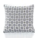 image 1 of Berkeley Geometric Chenille 45cm x 45cm Silver Cushion Set of 4 | Silver | Cream & Beige | 45cm x 45cm x 10cm | 4
