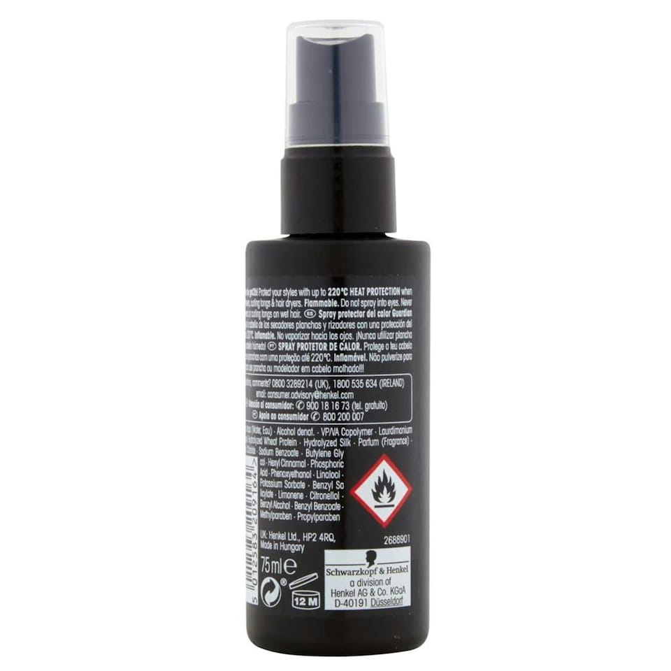 image 1 of Schwarzkopf got2b Guardian Angel Heat Protection Spray Mini, 75ml