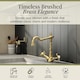 image 6 of Traditional French Classic Kitchen Sink Mono Mixer Tap | Copper | Brushed Brass | 1