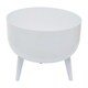 image 2 of Interiors by Premier Portable And Lightweight Design White Planter, Durable Construction Of Garden Pot, Outdoor Garden Pot White