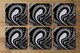 image 2 of Black Marbled Paint (Coaster)
