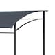 image 9 of Outsunny 2.2 x 1.5 m BBQ Grill Gazebo Tent, Garden Grill with Metal Frame, Curved Canopy and 10 Hooks, Outdoor Sun Shade, Dark Grey