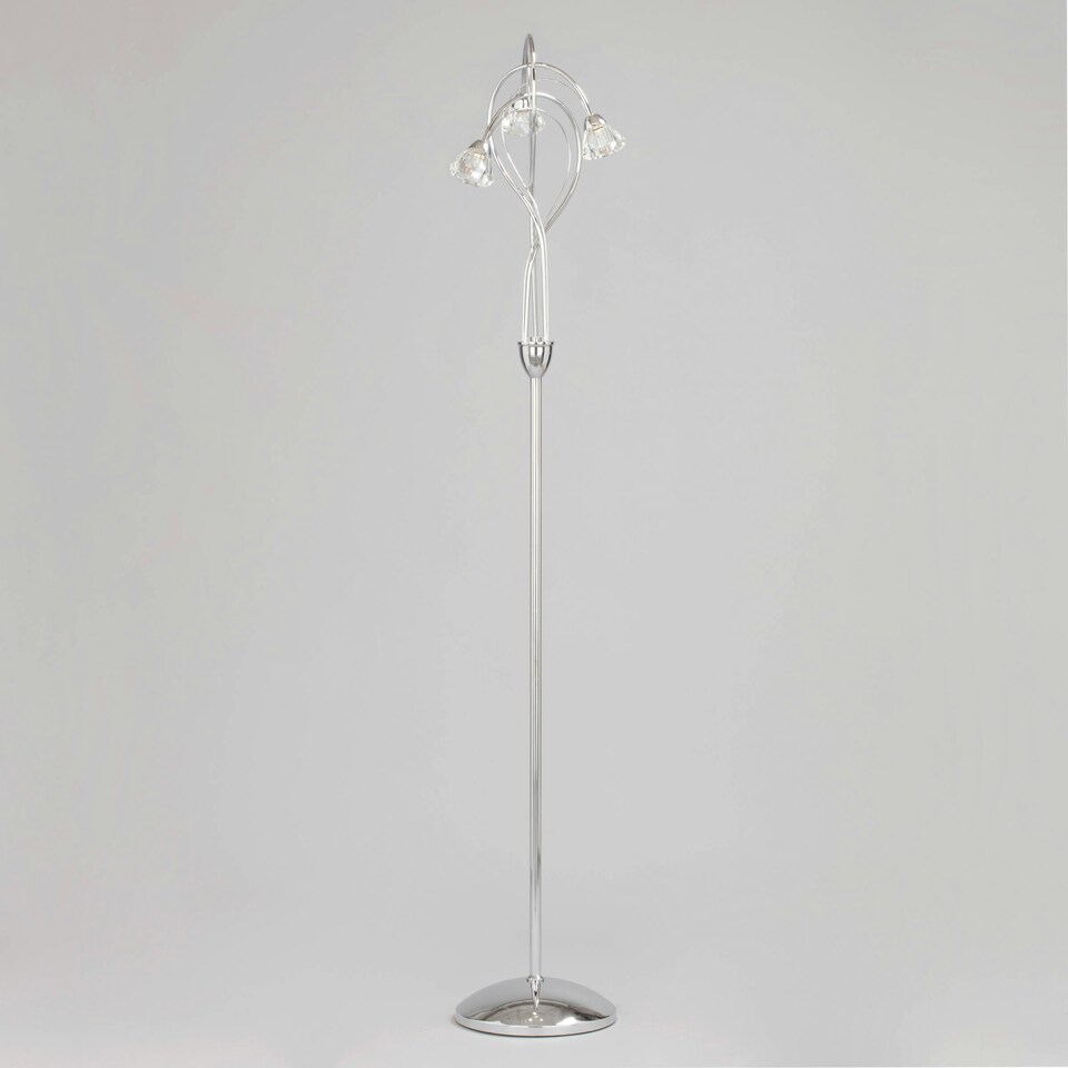 image 1 of BHS Marianne Floor Lamp | Silver | Chrome | 1