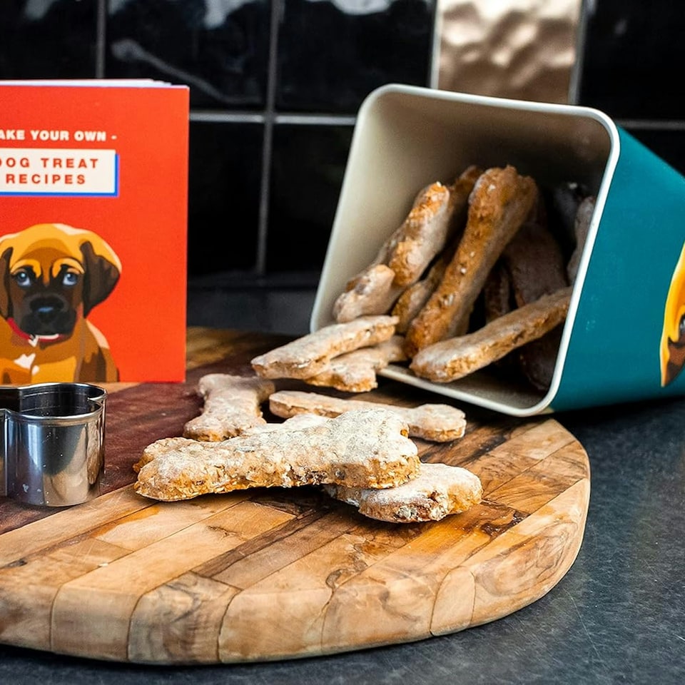 image 1 of Portico Designs Emily Brooks Dog Treats Storage Pot