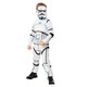 image 1 of Star Wars Childrens/Kids Green Collection Stormtrooper Costume - White/Black - 7-8 Years 7