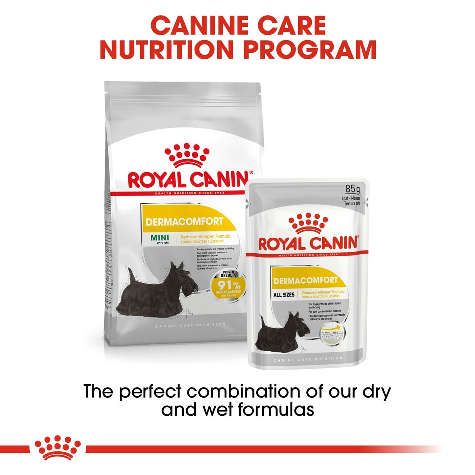 image 1 of ROYAL CANIN® Mini Dermacomfort Adult Dry Dog Food N/A | Size: 3kg