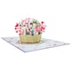 image 2 of Blooming Elegance Tulip Basket 3D Pop Up Greeting Card