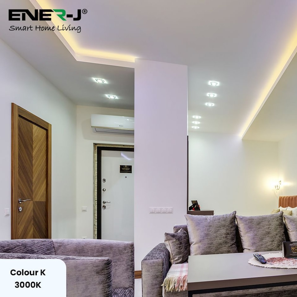 image 1 of 24V COB LED Strip Lights with 320 LEDs M, 10W M, 1020lm M, CRI 90-92, 30m Roll, 3000K, IP65