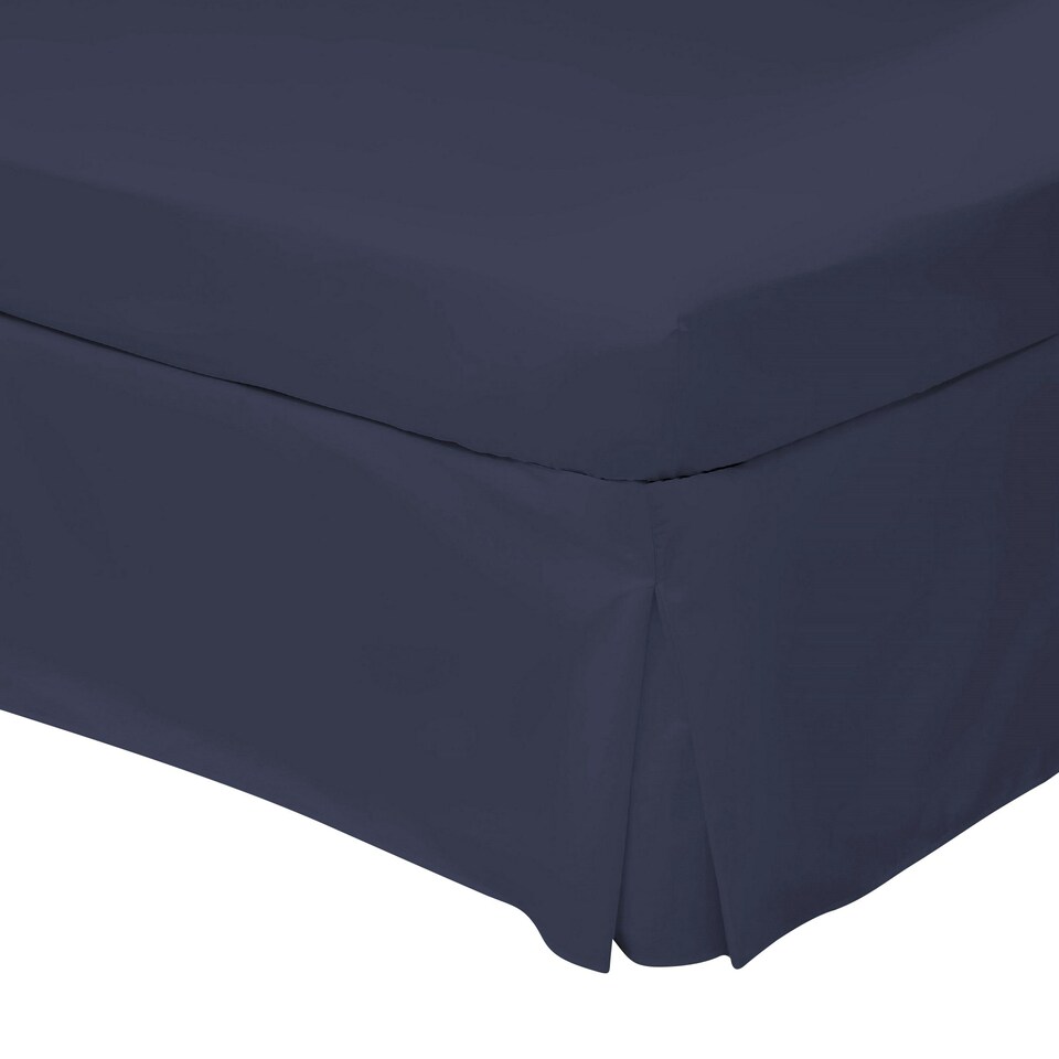image 1 of Belledorm Easycare Percale Platform Valance - Navy - Double