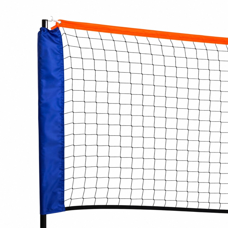 image 1 of Large 5m Adjustable Foldable Badminton Tennis Volleyball Net