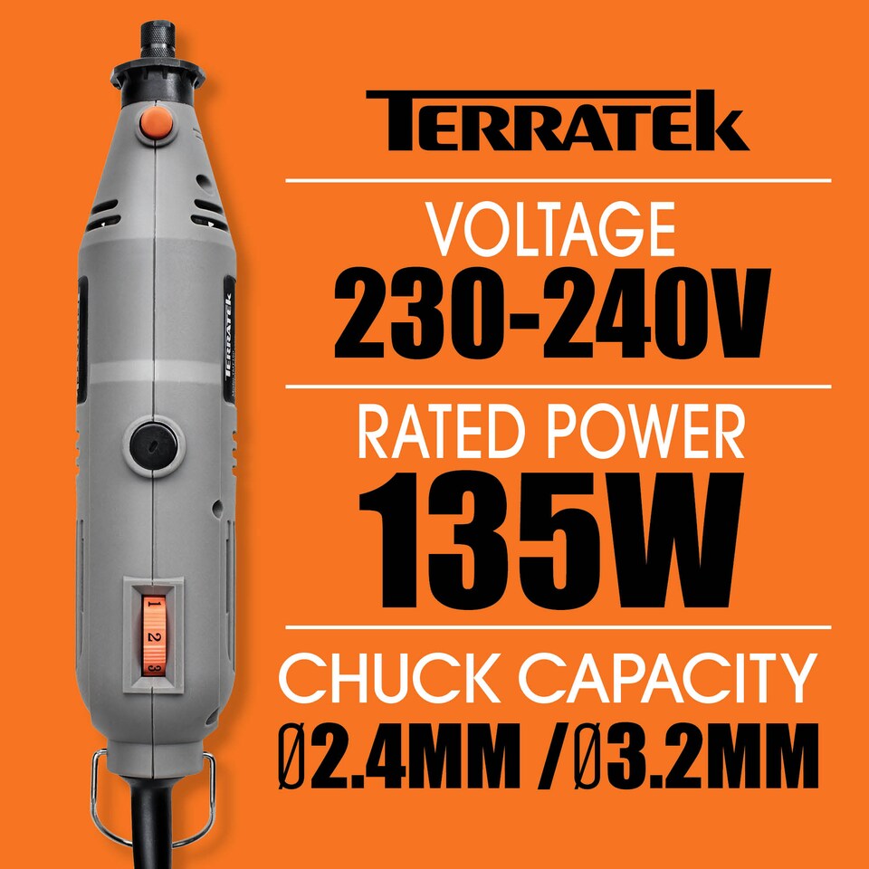 image 1 of Terratek Rotary Multi Tool 150pcs with Carry Case