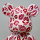 image 3 of Gifts Direct 2 U White Kiss Bear Ornament 22cm