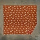 image 2 of Toadstool Scatter Throw – Rust Coloured Blanket Decorated with Mushroom Motifs 140x180cm Multi | Rust