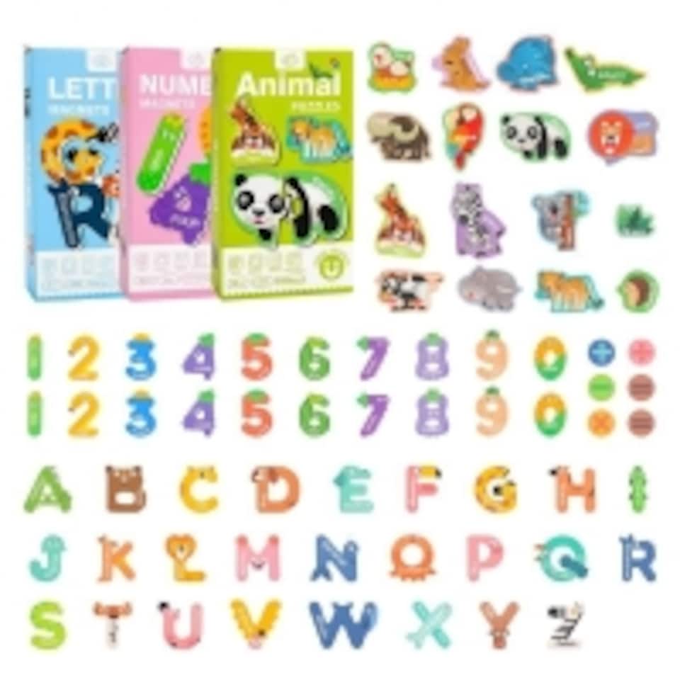 image 1 of Magnetic Number & Pattern Puzzle – Interactive Math Learning Toy for Kids – Early Learning & Travel-Friendly