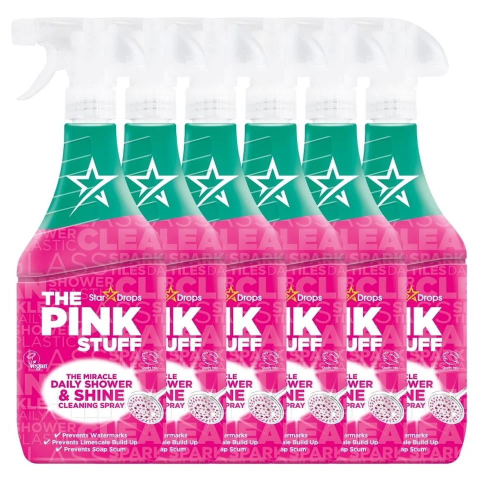 image 1 of The Pink Stuff Miracle Daily Shower & Shine Cleaning Spray 850ml