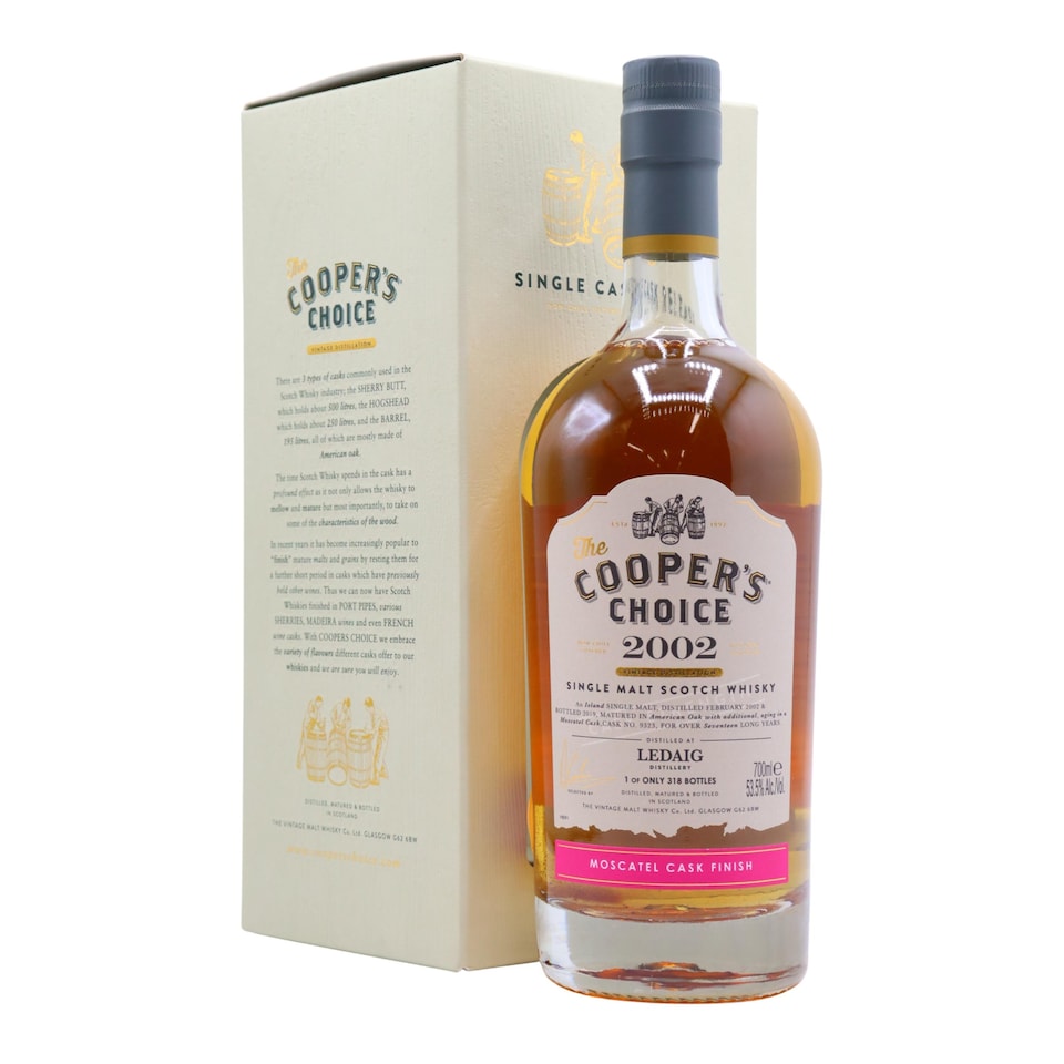 Ledaig - Cooper's Choice - Single Moscatel Cask No. 9323 2002 17 year old Whisky