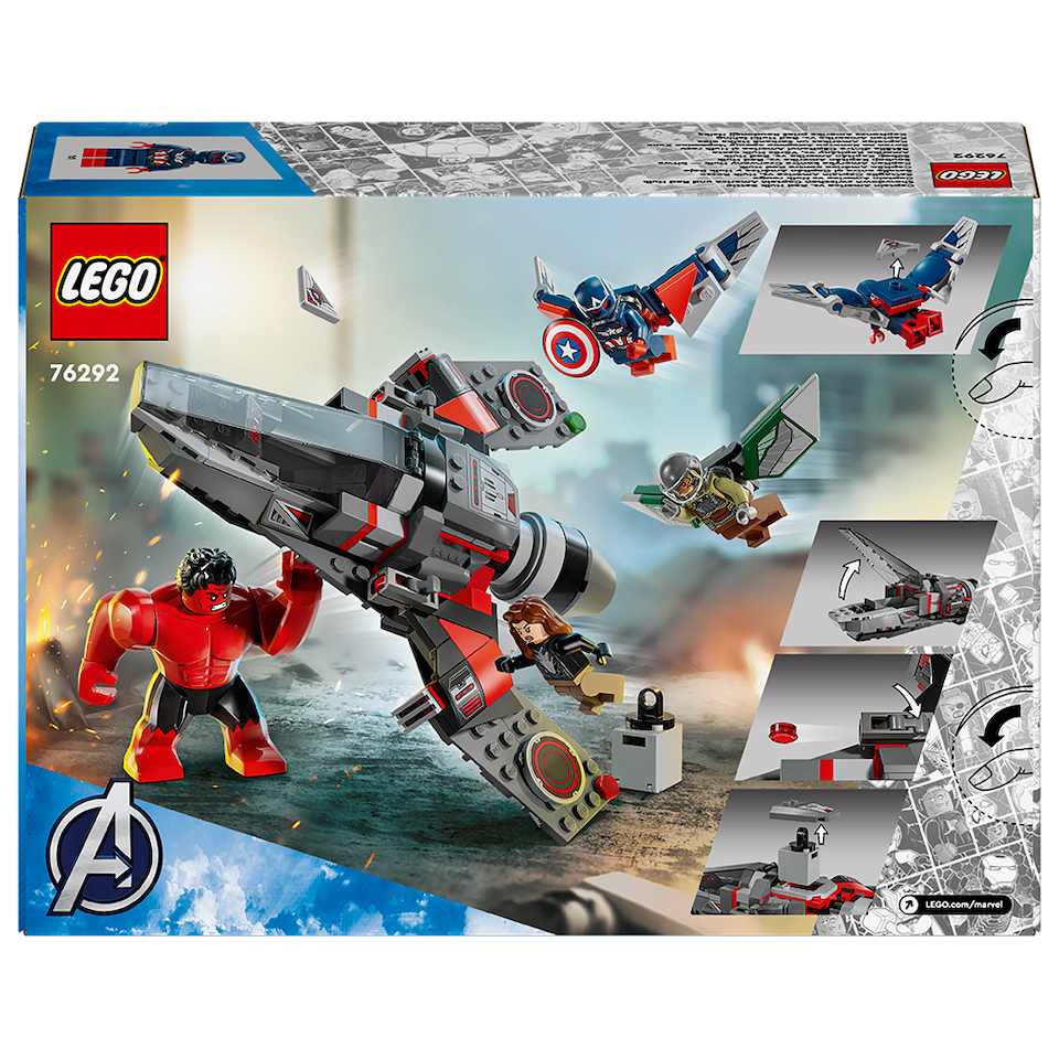image 1 of LEGO Marvel Captain America vs. Red Hulk Battle