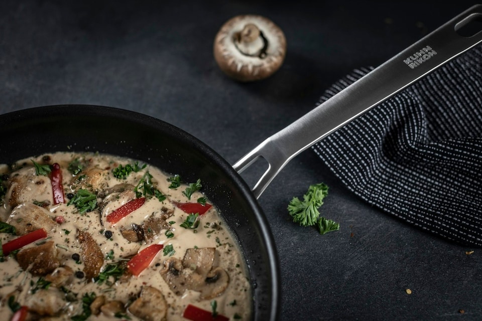 image 1 of Kuhn Rikon Culinary Fiveply Stainless Steel & Aluminium Induction Safe 3-Piece Mixed Cookware Set