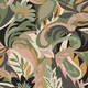 image 1 of Belgravia Casa Leaf Wallpaper - Blush/Sage Green - 10m x 53cm Pink