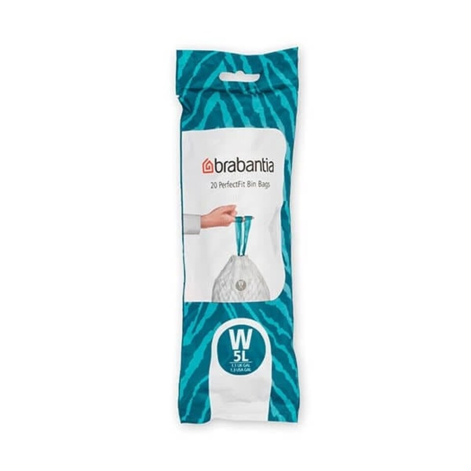 image 1 of Brabantia Perfectfit Bags Size W 5 Litre 20 Bag Roll