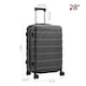 image 4 of Living and Home 28 inch Hardshell Rolling Suitcase - Black