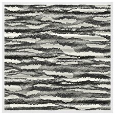 Grunged stripes (Picture Frame) White | XL