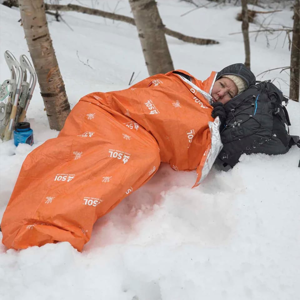 image 1 of Escape Lite Bivvy - Ultralight Survival Shelter Emergency Sleeping Bag | Orange | Orange | One Size | 1